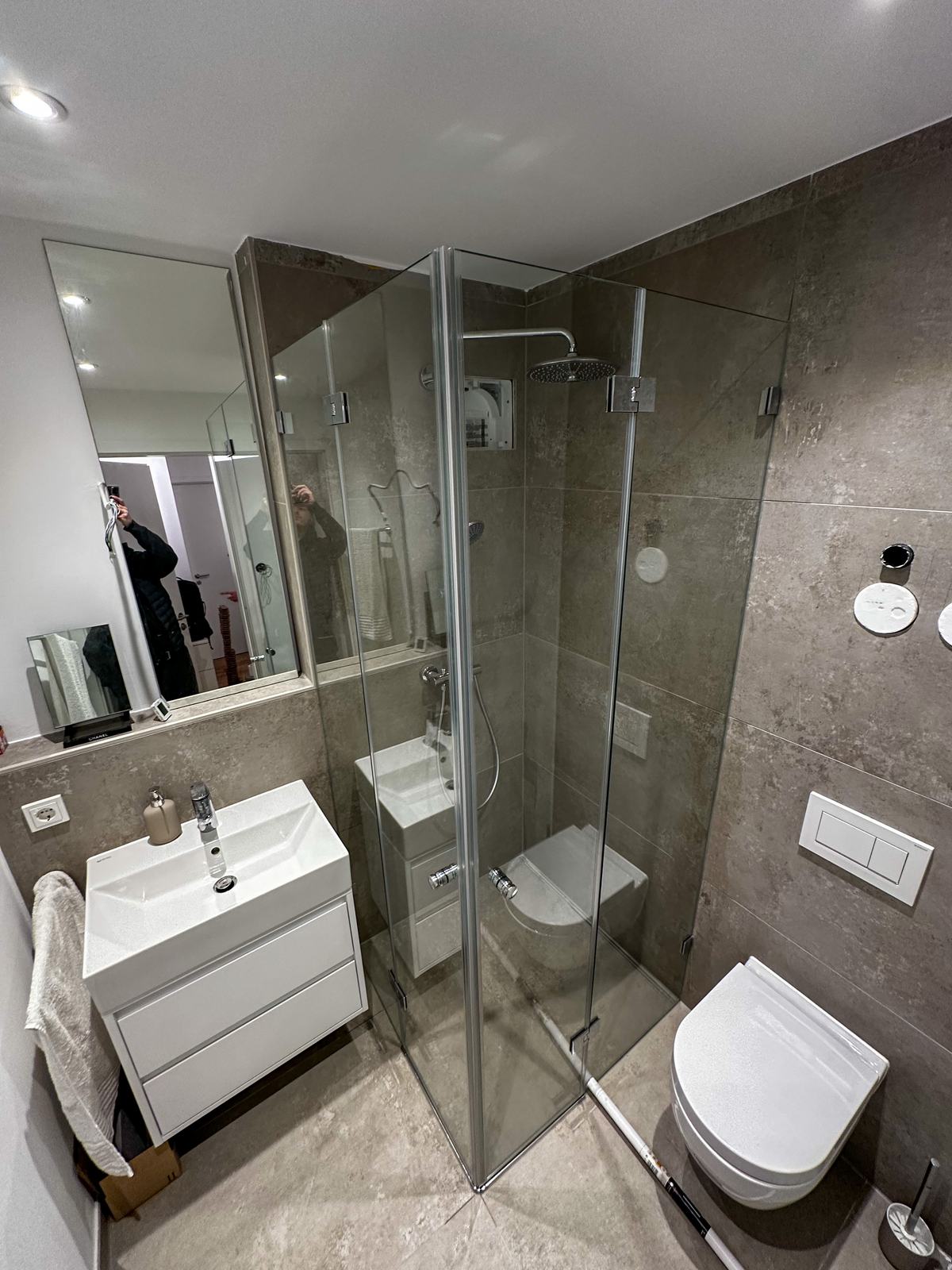 Dusche – Arbeit von Glas STREICH