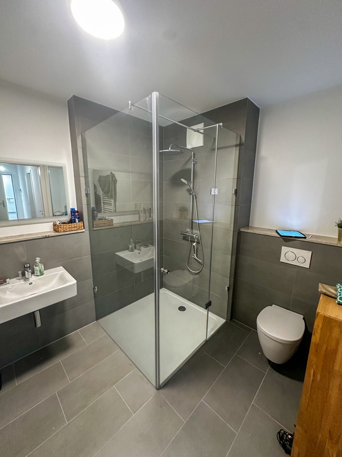 Dusche – Arbeit von Glas STREICH